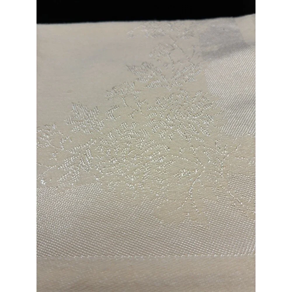 Damask Jacquard Cloth Napkins Set of 8 Floral Cocktail Assorted 13X13”